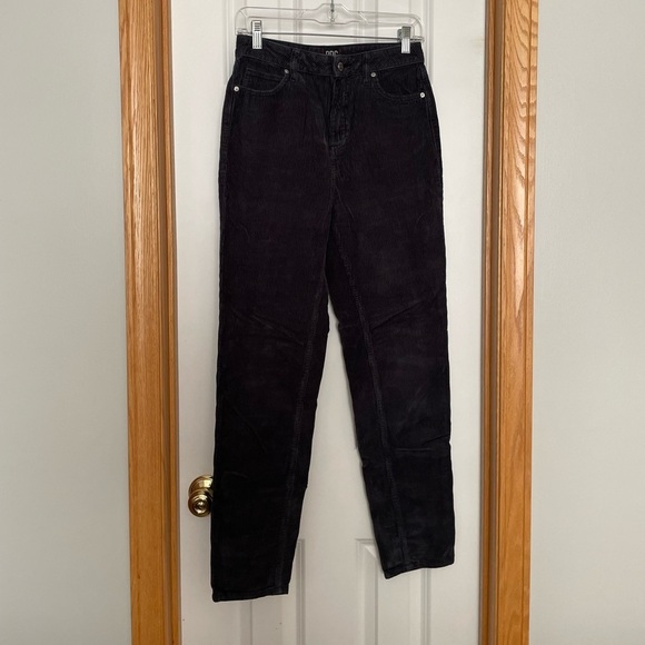 BDG Mom High Rise Corduroy Pants Size 26 Grey/Navy - Picture 1 of 12